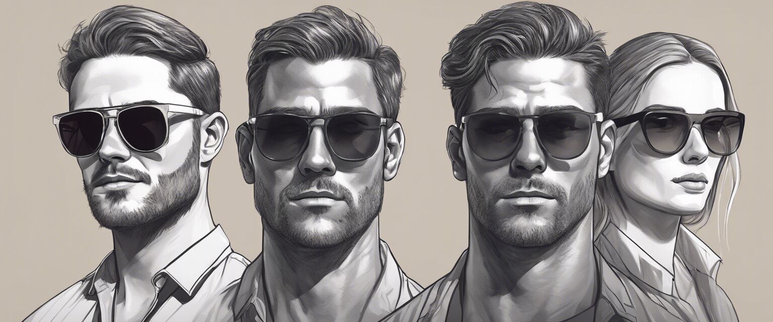 Face shapes and sunglasses styles